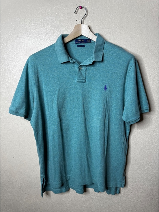 Polo Ralph Lauren Other - Polo Ralph Lauren Men's Polo Shirt XL Blue Custom Fit Cotton